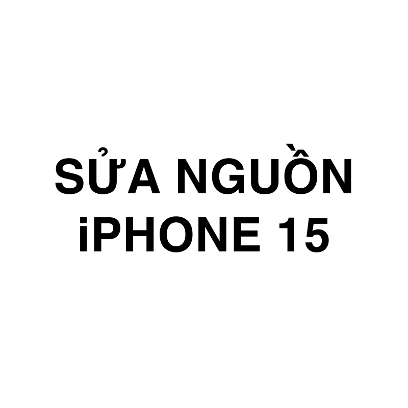 Sửa nguồn iPhone 15